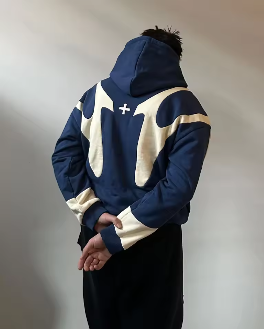 Korean Retro Letter Printed Y2k Hoodie