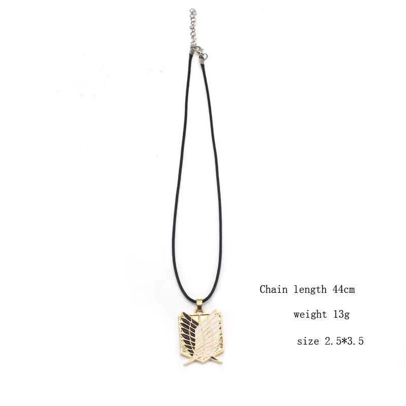Shingeki No Kyojin Attack On Titan Necklace Wings
