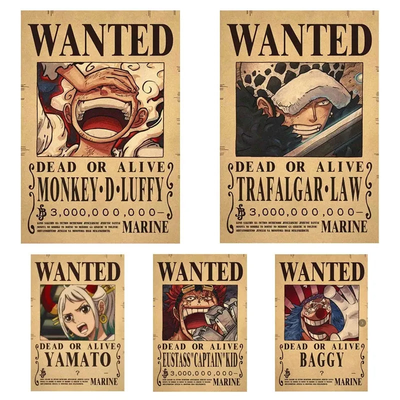 One Piece Wanted Poster