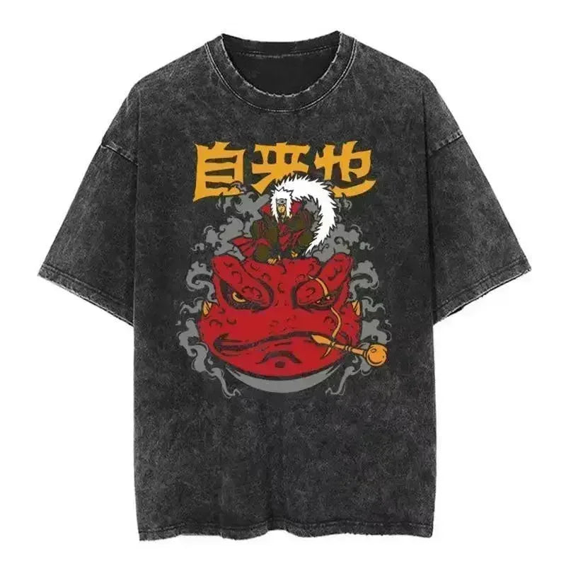 Cotton Men Vintage Naruto Tee