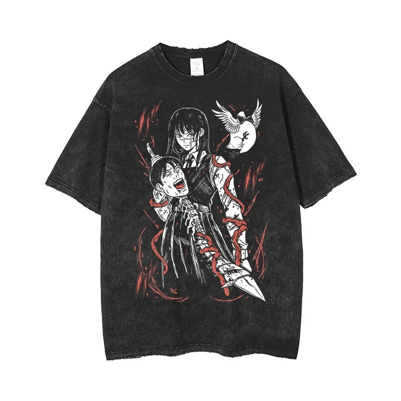 Chainsaw Man Oversized Gym Tee