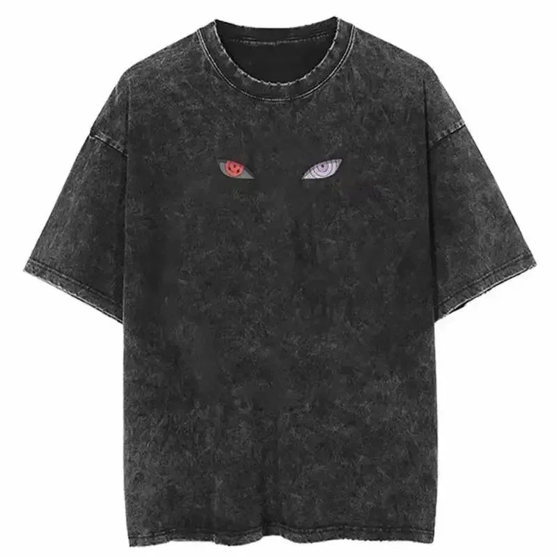 Cotton Men Vintage Naruto Tee