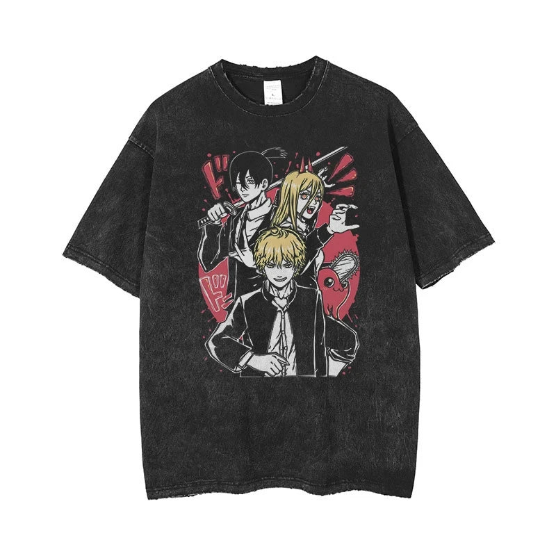 Chainsaw Man Oversized Gym Tee