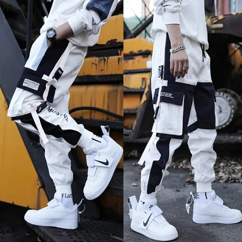 Mens Graphic Loose-Fit Cargo pants