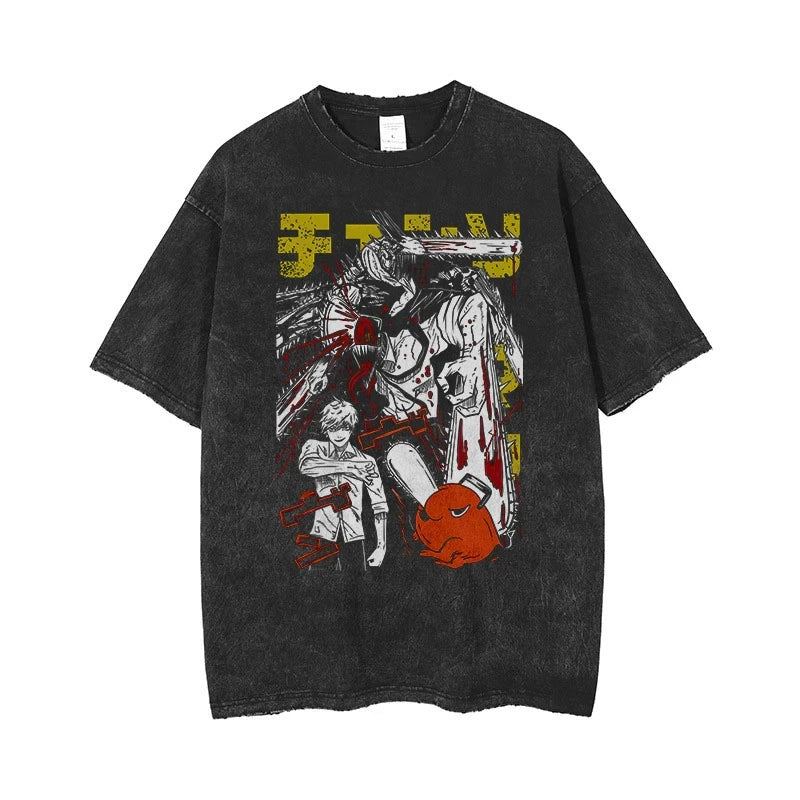 Chainsaw Man Oversized Gym Tee