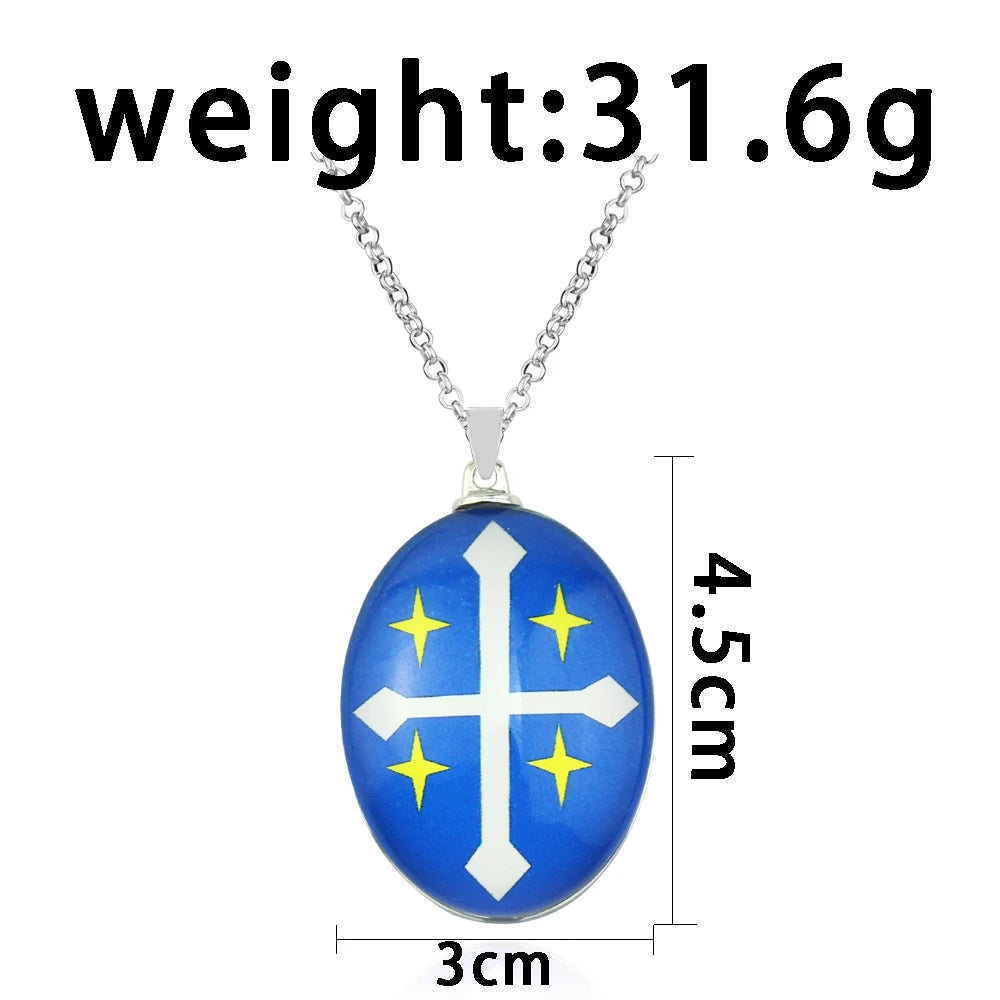 Black Clover Yuno Stone Necklace and Key Chain