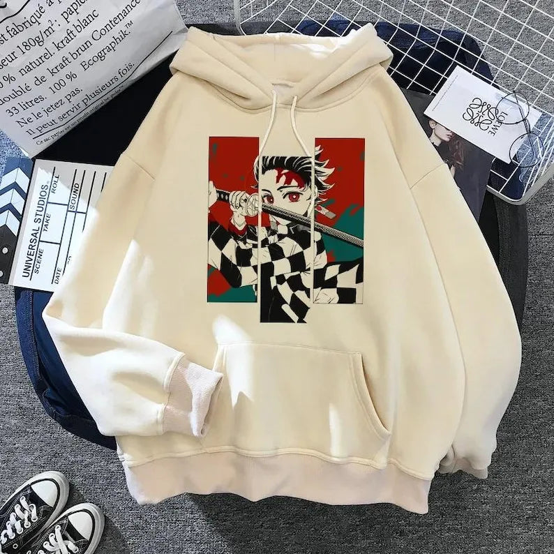 Demon Slayer Mens Fashionable Hoodie