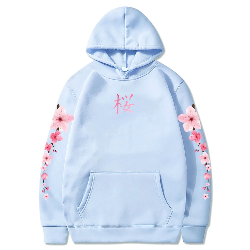 Japanese Blossom Sakura Graphic Hoodiet
