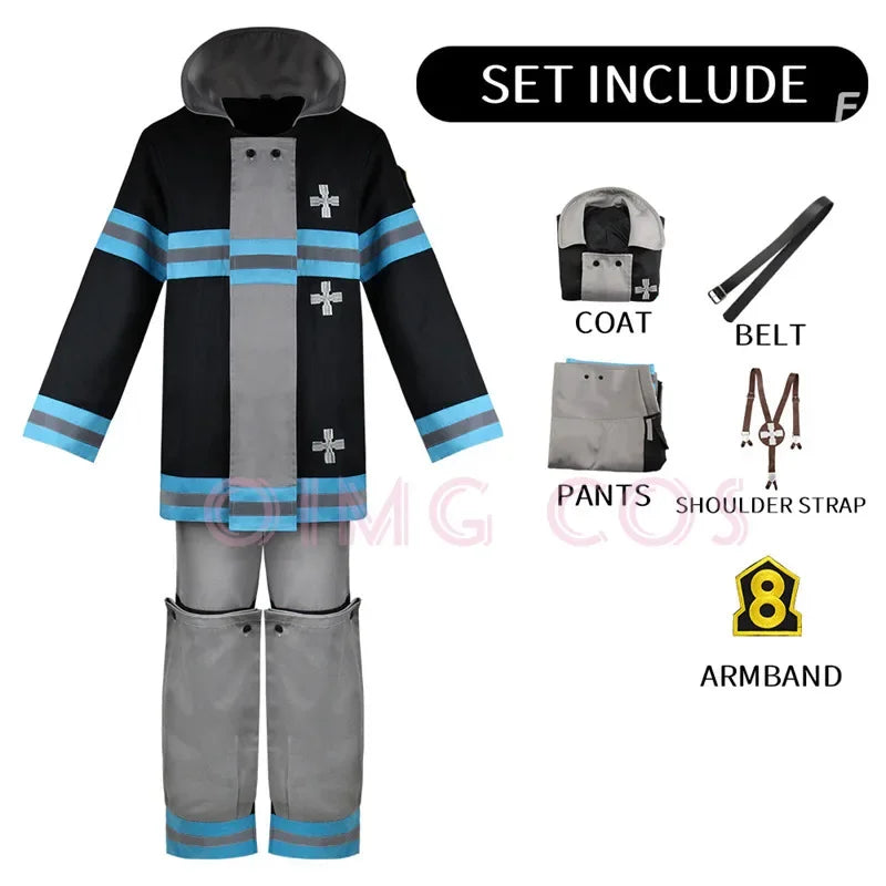 Fire Force Cosplay Costume