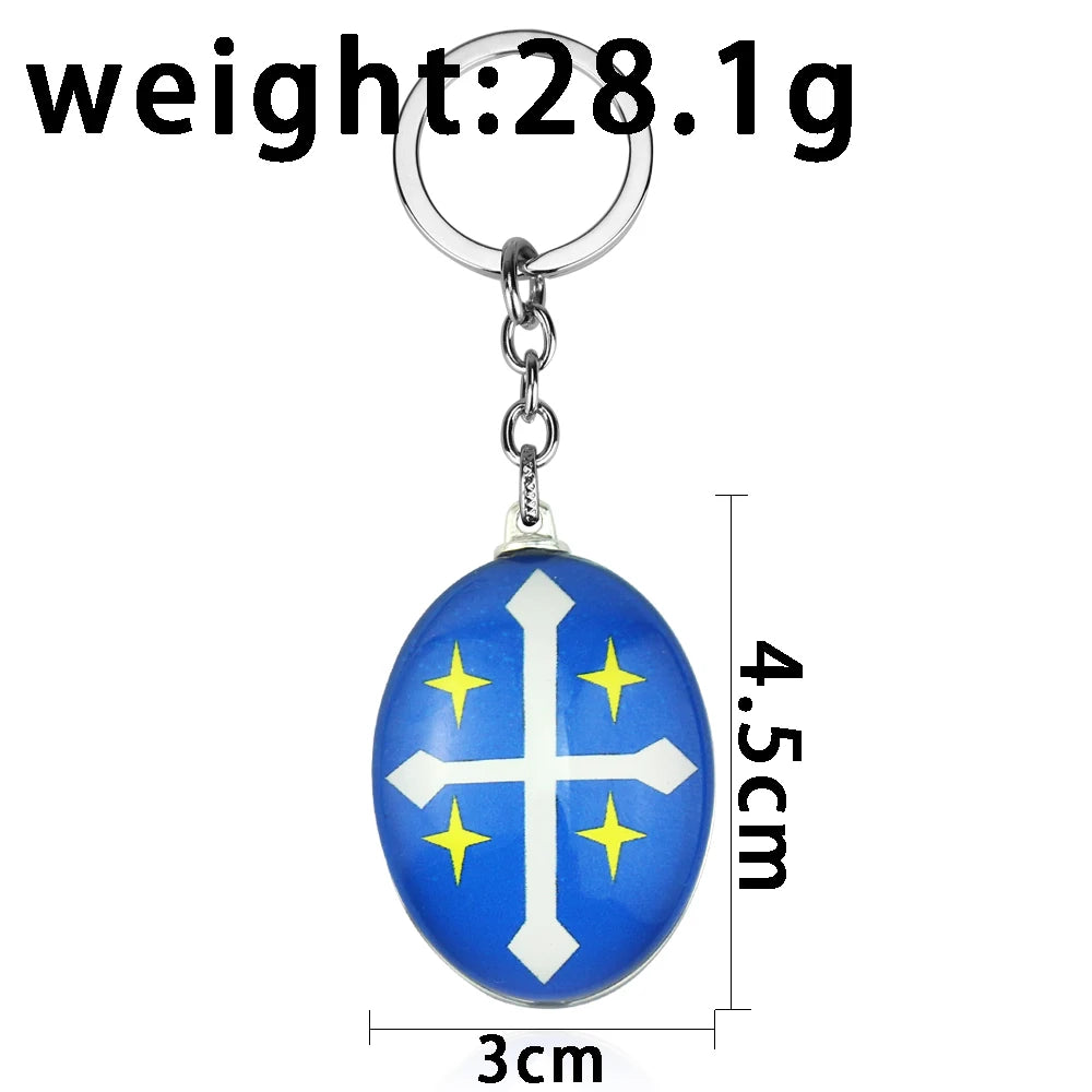 Black Clover Yuno Stone Necklace and Key Chain