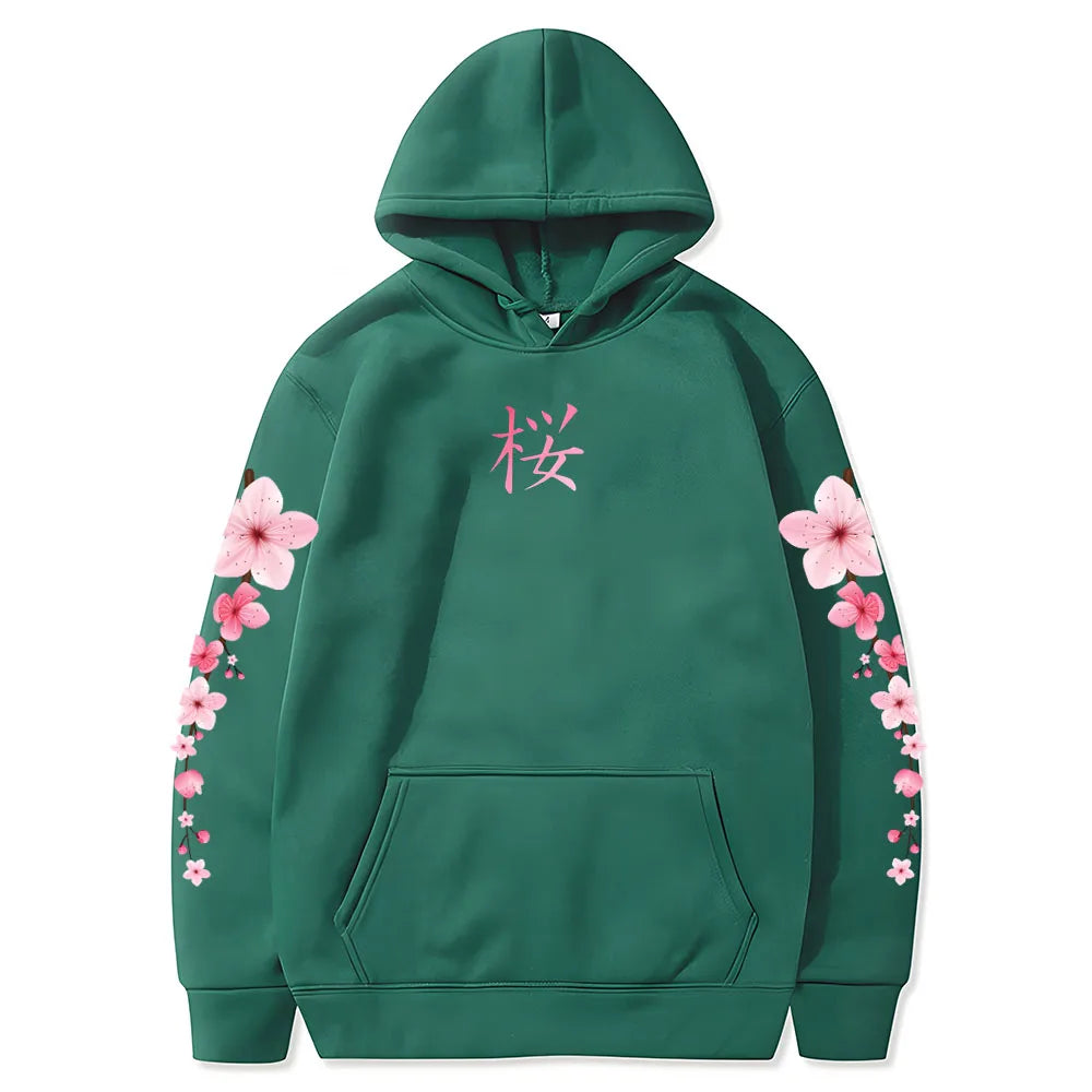 Japanese Blossom Sakura Graphic Hoodiet