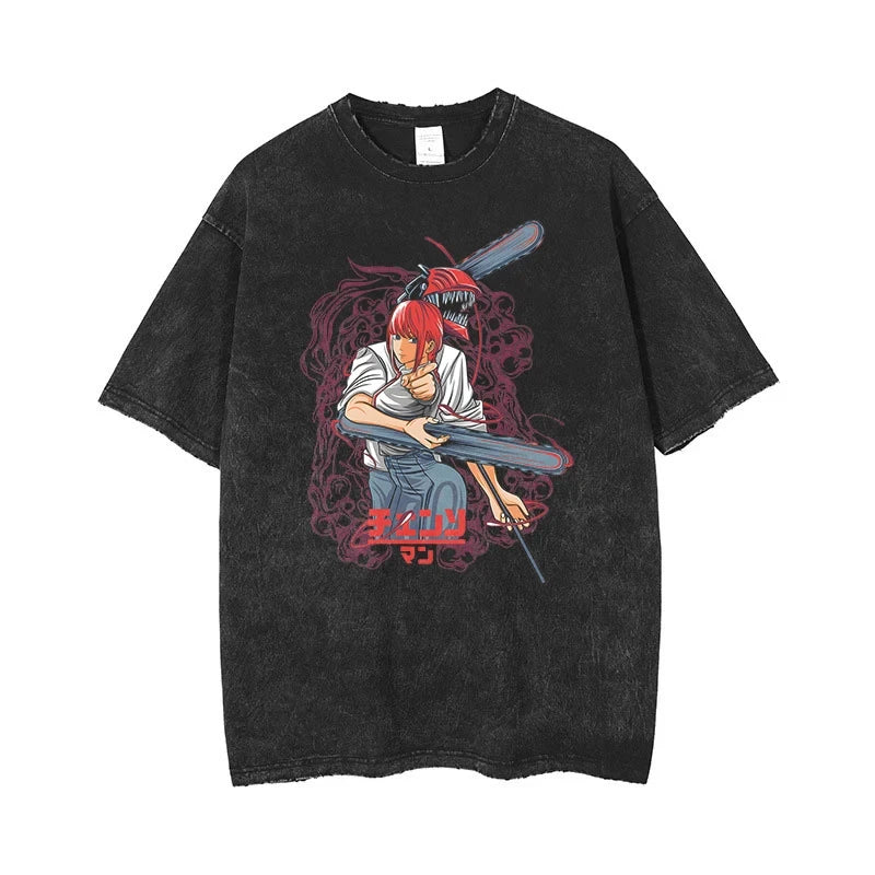 Chainsaw Man Oversized Gym Tee
