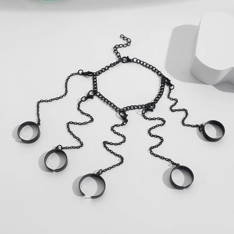 Geometric Silver Color Wrist Bracelet