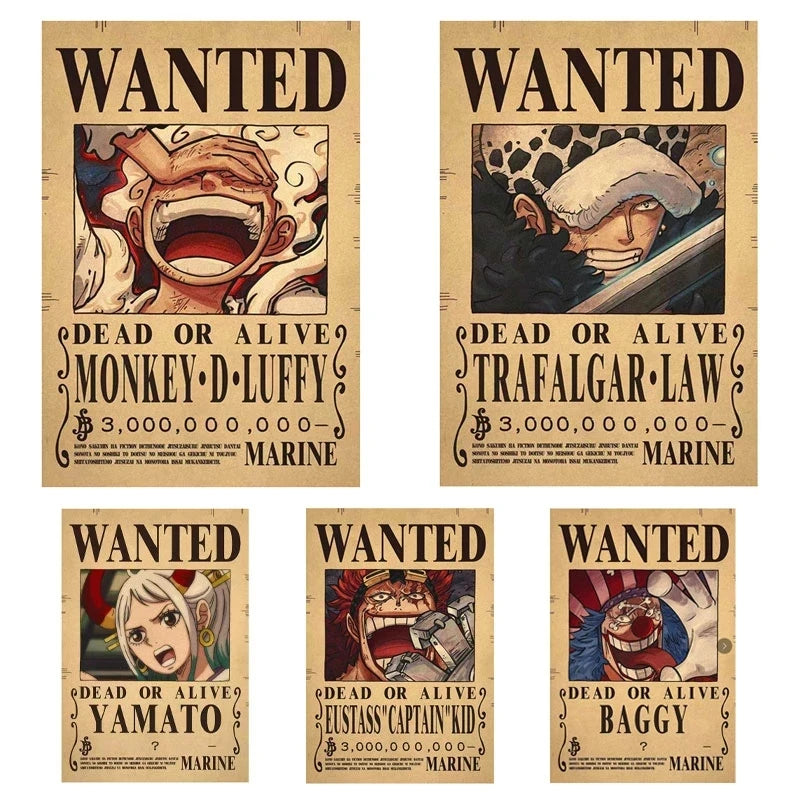 One Piece Wanted Poster