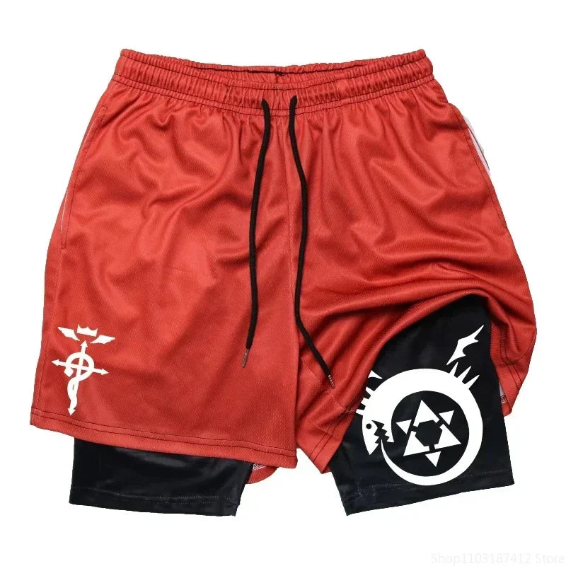 Zoro Double-Layer Compression Shorts