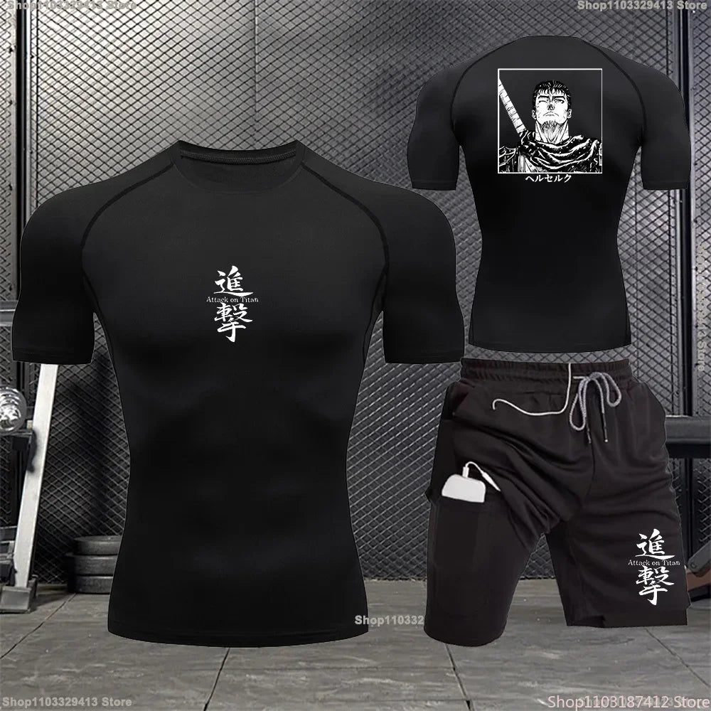 Attack on Titan Compression Shirt Bundle