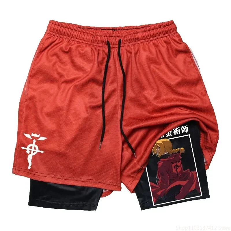 Zoro Double-Layer Compression Shorts