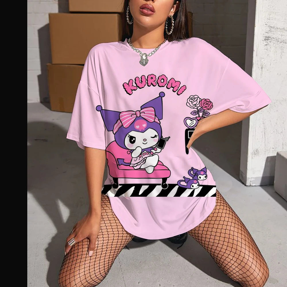 Hello Kitty High Sleeve Fashion Top