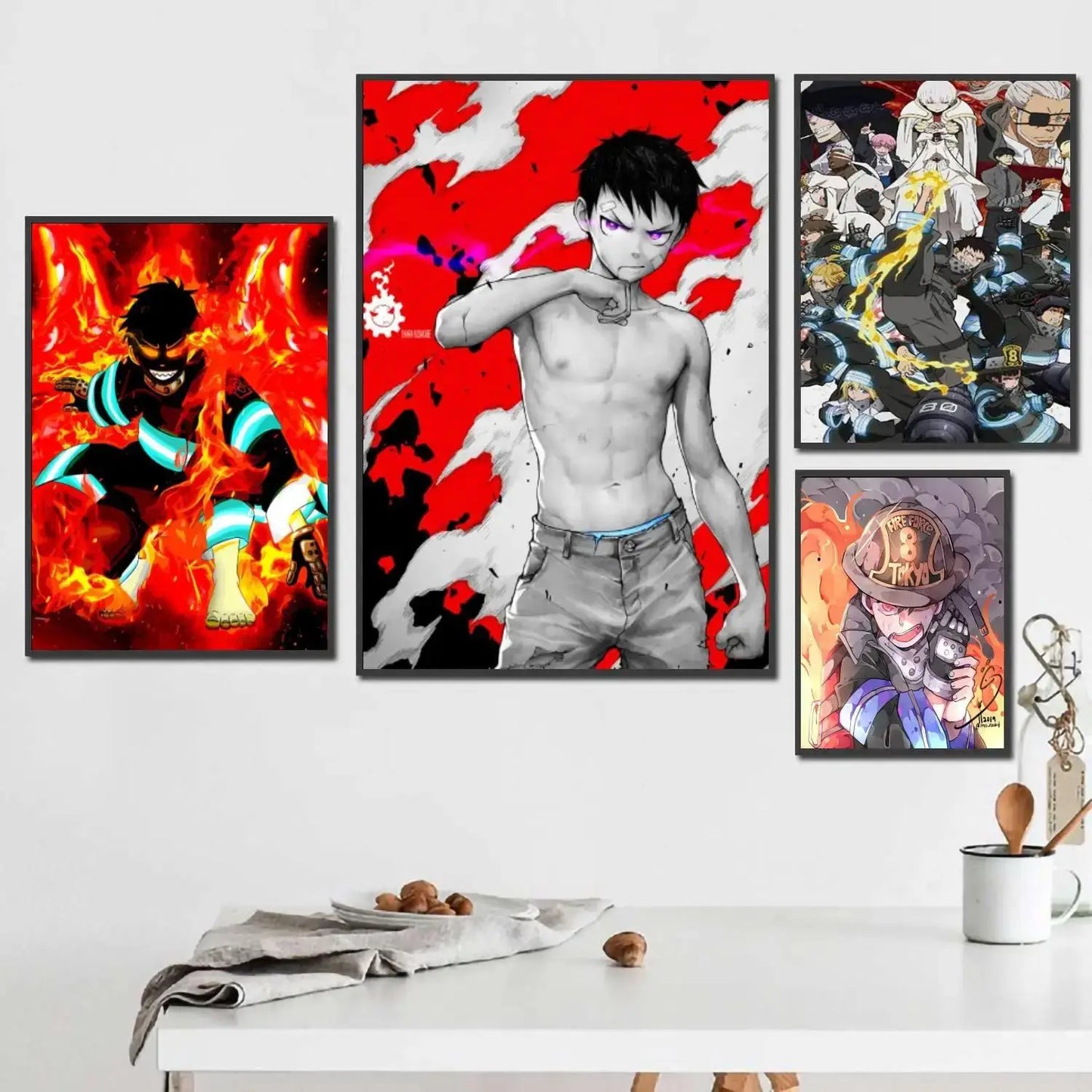 Shinra Kusakabe Canvas Poster