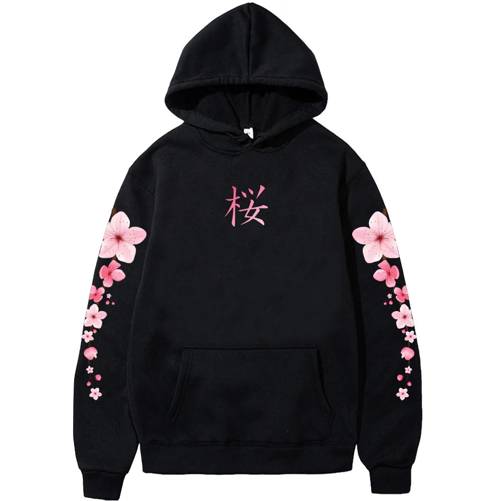 Japanese Blossom Sakura Graphic Hoodiet