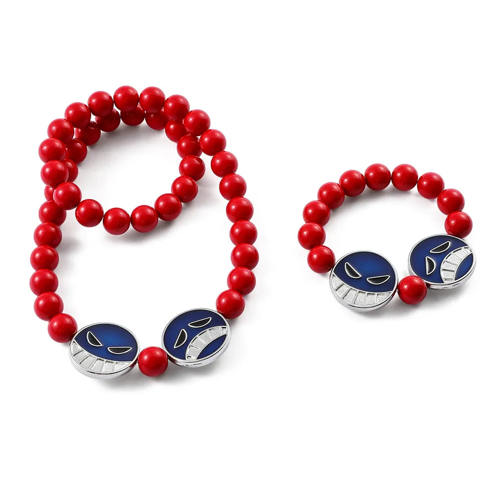 Portgas D Ace Bracelet & Necklace