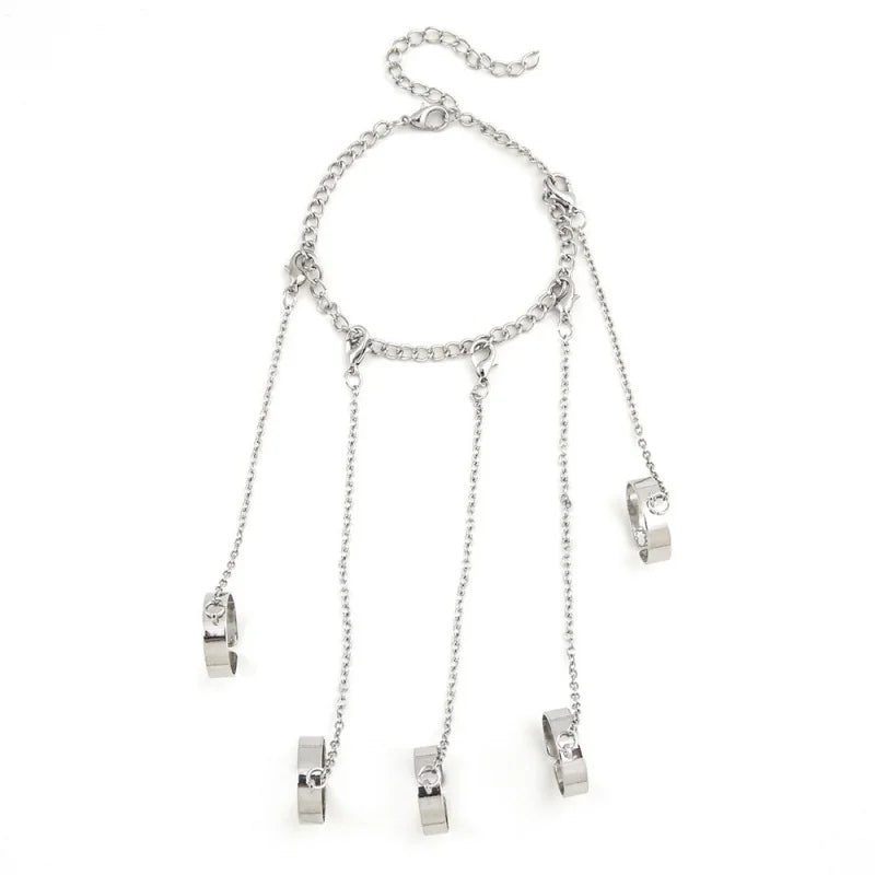 Geometric Silver Color Wrist Bracelet