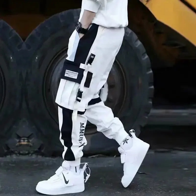 Mens Graphic Loose-Fit Cargo pants