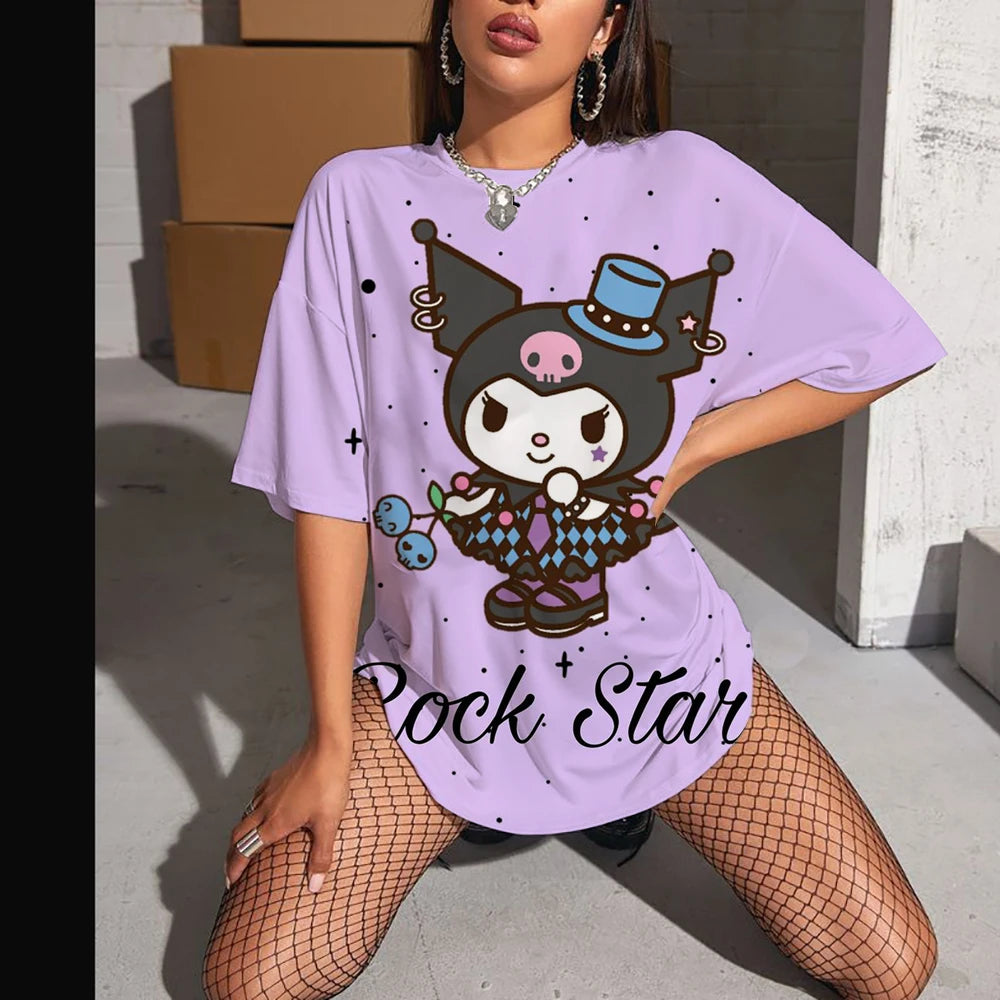 Hello Kitty High Sleeve Fashion Top