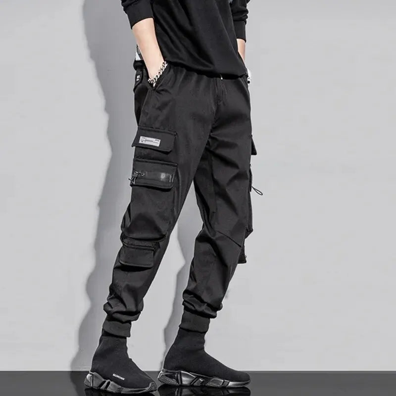 Trendy Japanese Style Casual Men's Cargo Pants