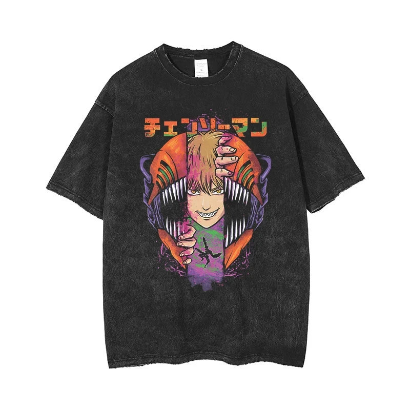 Chainsaw Man Oversized Gym Tee