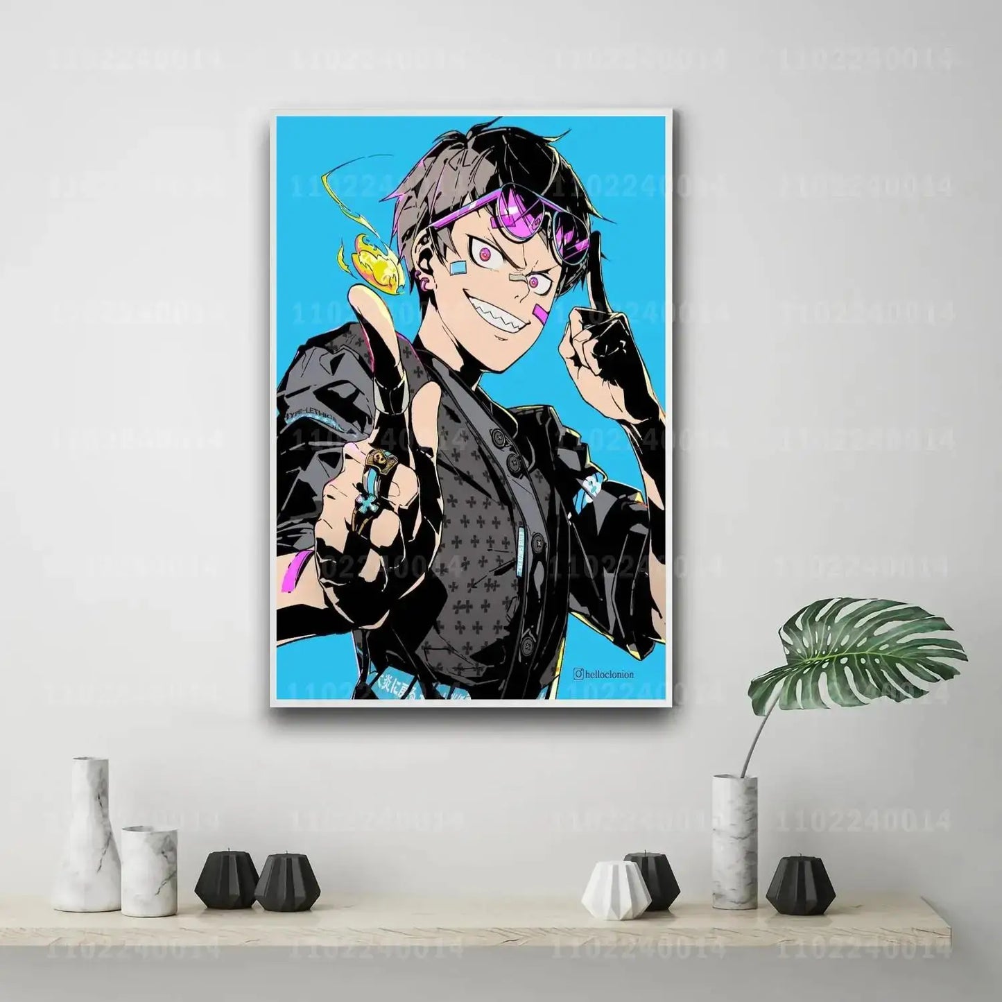 Shinra Kusakabe Canvas Poster