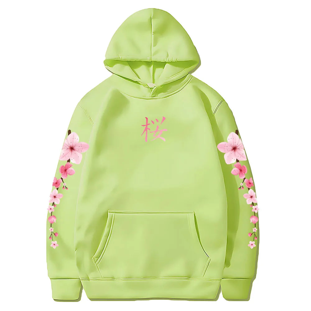 Japanese Blossom Sakura Graphic Hoodiet