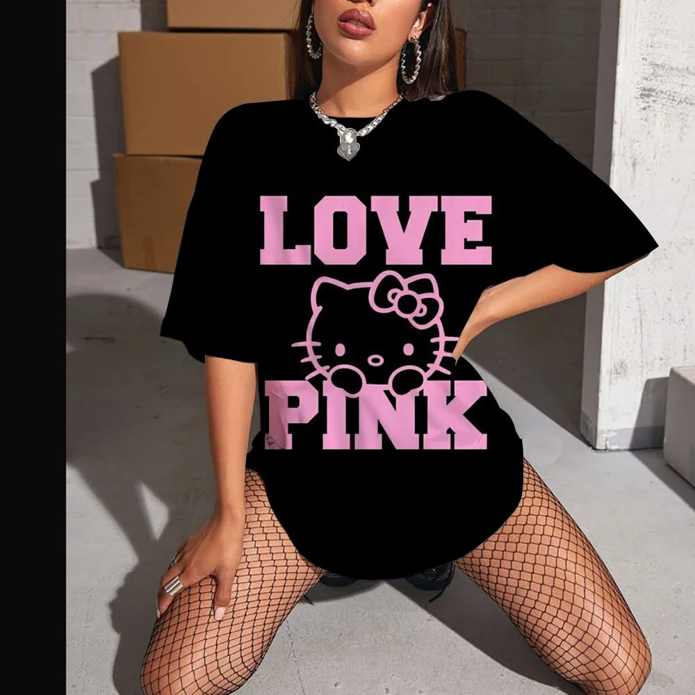 Hello Kitty High Sleeve Fashion Top