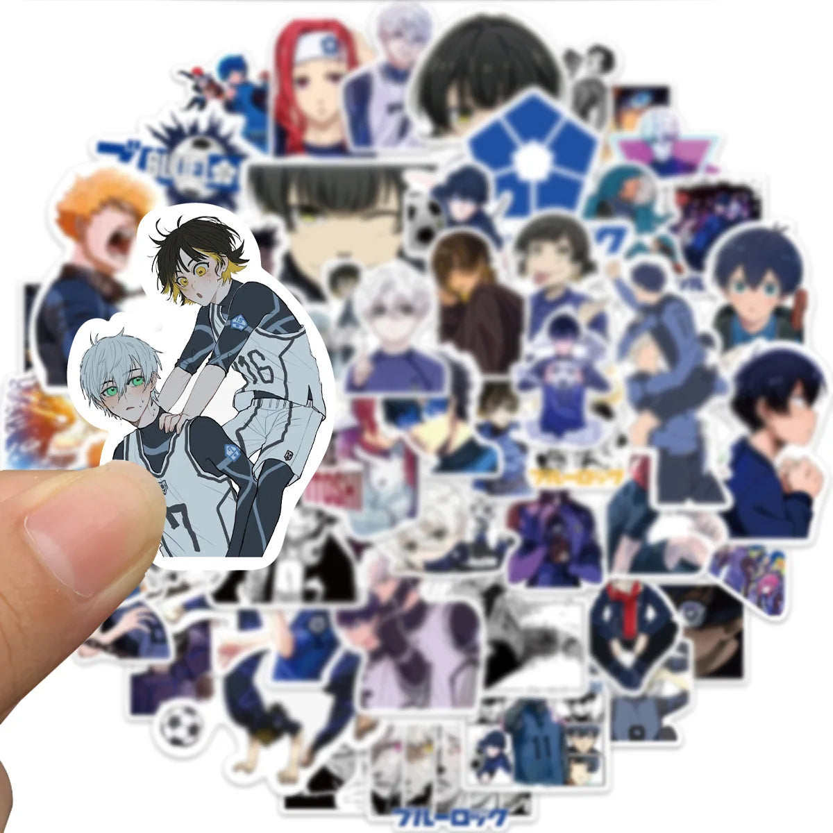 Blue Lock Stickers (50pc)
