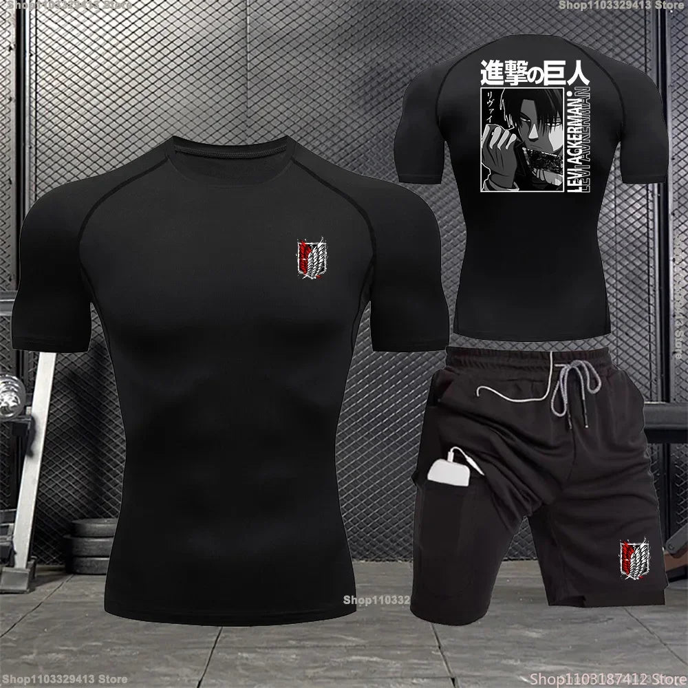 Attack on Titan Compression Shirt Bundle