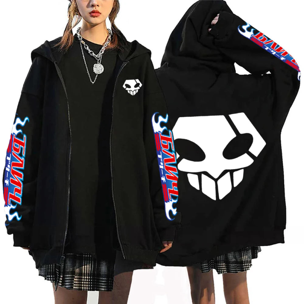 Bleach Zipper Sweatshirt