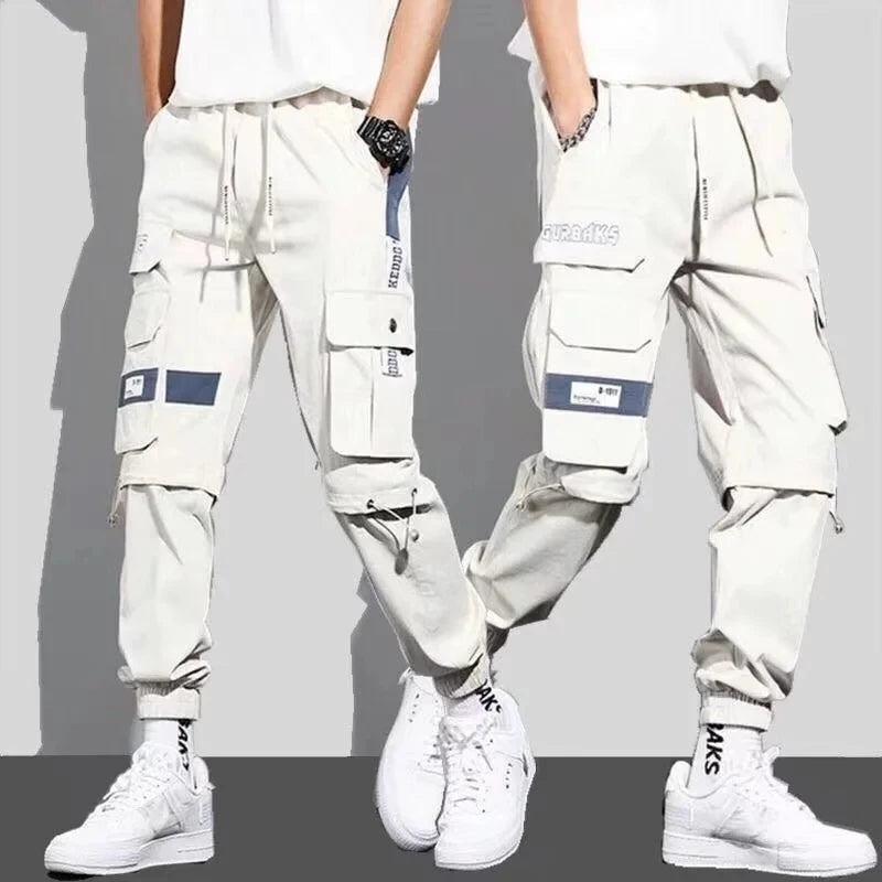 Workwear Loose-fitting Casual Japanese Trousers