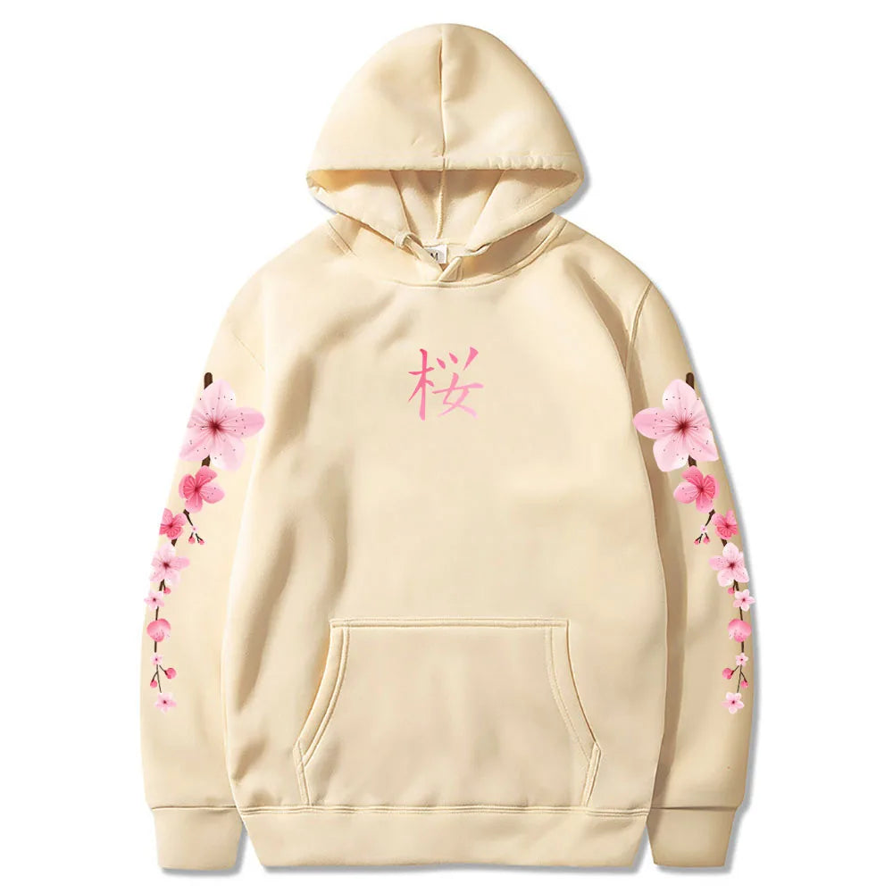 Japanese Blossom Sakura Graphic Hoodiet
