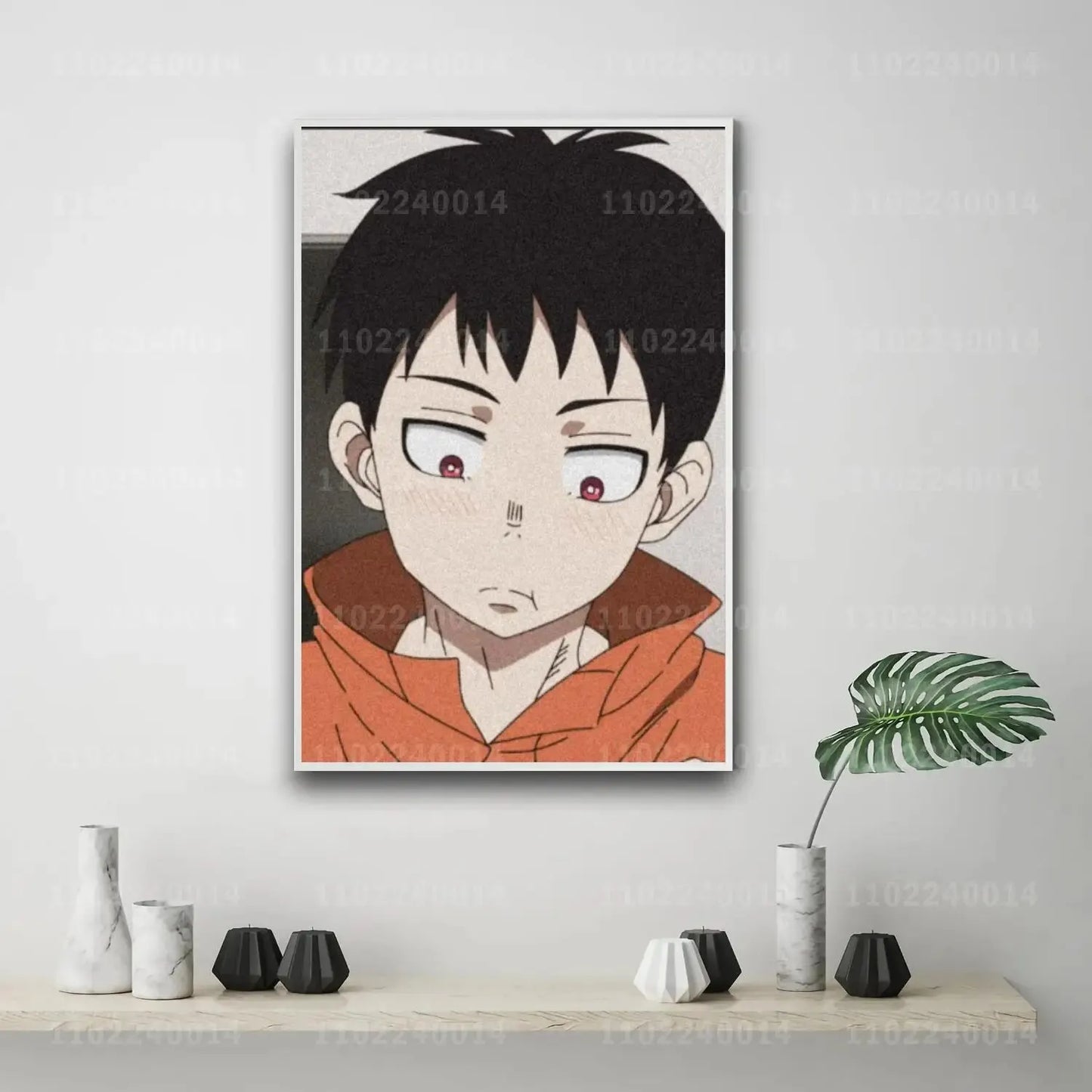 Shinra Kusakabe Canvas Poster