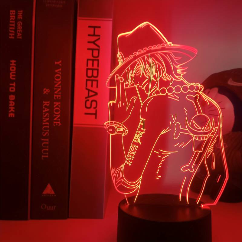 One Piece Ace LED Lamp