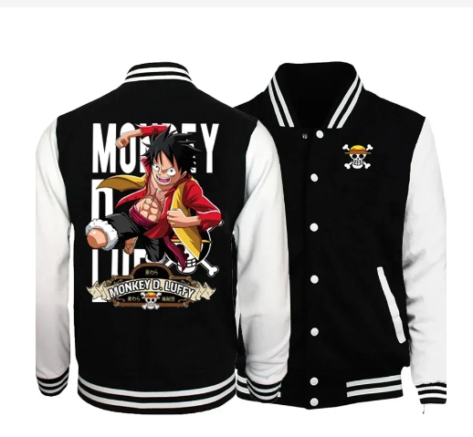 One Piece Monkey D. Luffy Baseball Style Jacket