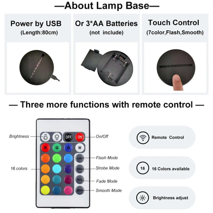 Jujutsu Kaisen LED Lamp