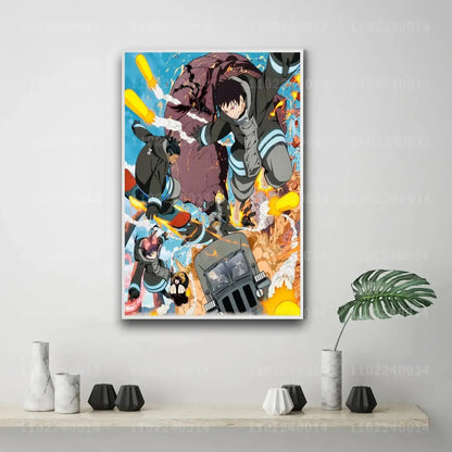 Shinra Kusakabe Canvas Poster