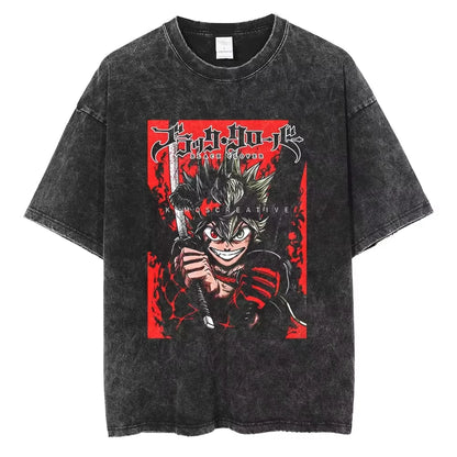 Black Clover Vintage T-Shirt