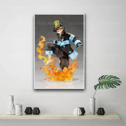 Shinra Kusakabe Canvas Poster