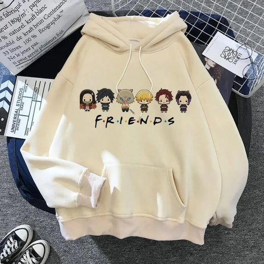 Demon Slayer Mens Fashionable Hoodie