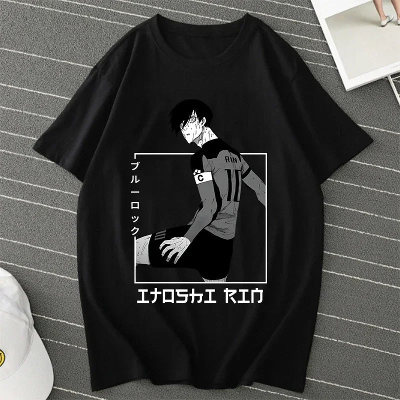 Blue Lock Manga Women Summer Shirt