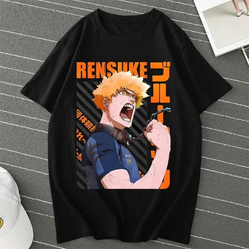 Blue Lock Manga Women Summer Shirt