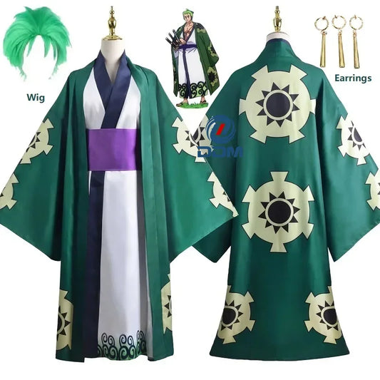 Roronoa Zoro Kimono Cosplay