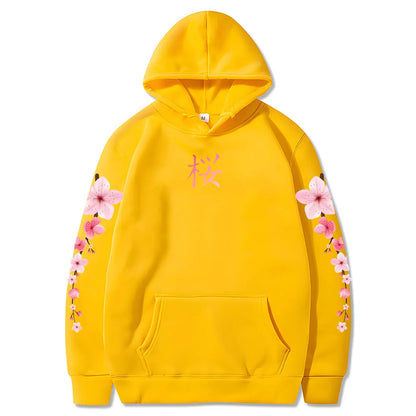 Japanese Blossom Sakura Graphic Hoodiet